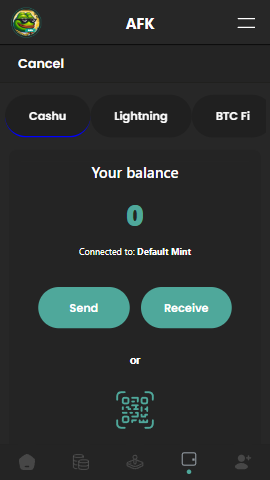 Cashu BTC Wallet